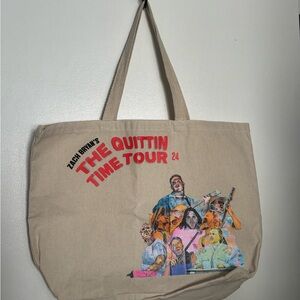Quittin Time Tour Canvas Tote Bag